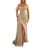 Spring 2024 New Women's New V-Neck Dress To Repair The Fork Long Dress 68HZ