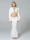 Exploding Autumn And Winter New High-Waisted Densate High-End Fashion Set Sexy Ass Even 68HZ