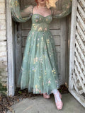 Breast-Wearing Women Green High-End Adult Birthday Host Sexy Family Bridesmaids 68HZ