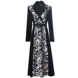 Heavy Industry Liliang Long Sleeve Long Sleeves Long-Sleeved Dress + Belt Autumn Women's New 2024 68HZ