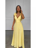 2024 New Summer Sexy Sleeveless Solid Color Strapped With 100-Folded Dress Dress Woman 68HZ