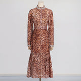 Yujie Style Suit Woman 2025 New Design Textured Shirt Top + High-Waisted Fish Tail Half-Dress 68HZ