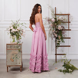 2025 Summer New Thoracic Fish Bone Solid Dress Seaside Holiday Dress 68HZ