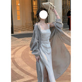 White Hanging Dress Girl With Dresses French Gentle Flavender Dresses 68HZ
