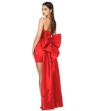 High-End Women's Black Sexy Folding Bag With A Thoracic Dress Can Be Removed With A Bow Trim Ribbon 68HZ
