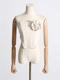 Thoracic Fish Bare Top + Fashion Casual Broad Leg Pants 2025 New Solid Color Sexy Set Two Sets Of Women 68HZ