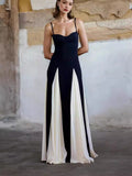 Women's Clothing 2024 Summer New Fashion Temperament Elegant Sexy Sister Body-In-The-Colored Sling Dress 68HZ