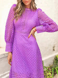 Heavy Industry Embroidered Sleeves In The Summer 2025 New Round Lantern Sleeves To The Skinny Dresses 68HZ
