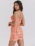 New High-End Women's Sexy Hollowed-Up Wedding Dress With Skirt Skirt 68HZ