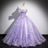 Elegant Purple Evening Dress Temperament Shoulder Solo Poncho Dress Student Vocal Art Show Annual Meeting Host 68HZ