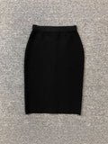 Tight And Elastic Classic Skirt Sexy Bag Hip Skirt Black Dress Long 58Cm Export Quality 68HZ