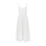 Women's Clothing INS Pure-Bbreed Sling Skirt Cotton Tatin White Dress Dress Women Summer Sweet And Spicy 68HZ