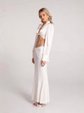 Exploding Autumn And Winter New High-Waisted Densate High-End Fashion Set Sexy Ass Even 68HZ