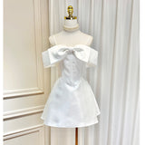 Small Design Three-Dimensional Large Butterfly Braided Shoulder Sling Fish Bone Waist A Dress Dress Dress Dress 68HZ