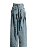Spring 2025 New Water Washing Old Design Multi-Pocket Decoration Loose-Legged Trousers Workboys Denim Trousers 68HZ