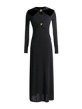 Famous Style Dress Dress Dress 2025 Summer New Hollow Kinesi Design Slim Thin Dress Dress Woman 68HZ