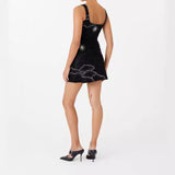 2024 New Sling Type 3D Printed Urban Casual Women's Beach Dress Mid-Rise Long Dress 68HZ