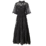 Heavy Industry Lianglid Leafs Pink-Senage Princess Style Dresses Summer Women's New 2024 68HZ