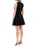 Wang Xinling With A Small Fragrant Style V-Neck Suit Dress Sleeveless Vest Hepburn Style Small Black Dress 68HZ