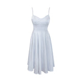 Diamond Chain Ding Noodles With Dress Women's New Waist Display Lanky Dress Sweet Style Banquet Dress Dress Dress Dress 68HZ