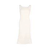 2025 Summer New Korean Version Slimming Bag-Butt Dress Party Elegant White Dress Dress Girl 68HZ