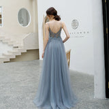 Hanging Annual Meeting Evening Dress Woman 2025 New Sentament Dress Famous Birthday Banquet Host Dress Dress 68HZ