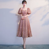 Liel Evening Dress Dress Woman 2025 New Small Temperament Choral Costume Host Banquet Dress 68HZ