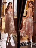 2024 New Female Summer V-Necked Dress Dress Body-Slide Princess Dress 68HZ