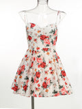 Women's Summer New Sexy Sling Wrapped Breast Fluffy Dress High-End Temperament Mesh Lined Dress 68HZ