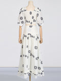 Korean Fashion And Leisure Two Sets 2025 Spring New High-Waisted Print Skirt Suit Women's Trend 68HZ