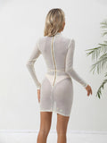 New Sexy Hot Hot Selling Three-Piece Set Of Thin Solid Color Dress 68HZ