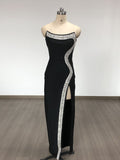 Heavy Industry Bandage Dress Fish Bone Stender Diamond Bra Open Bosom Dress Dress Dress Women's Clothing Explosion 68HZ