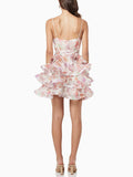 French Lotus Leaf-Lace Slinged Skirt 2025 New Holiday Wind Lace Collection Waist Thin Dress Dress Woman 68HZ