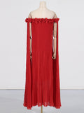 Temperament Sexy 2025 Spring New Fashion High-End Smeared Breast Splicing Flower Dress Dress Dress Woman 68HZ
