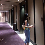 Blue Temperament Elegant Banquet Party Evening Dress Women Can Usually Wear Slim Slim Dress 68HZ