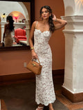 New High-End Women Decor With Thin Sexy Sling Dress Dress Long Dress Buns Hip Dress 68HZ