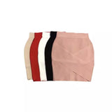 2025 Sexy Crossover Skirt High-Waisted Mini-Banded Hip Dress Night Shop Half-Dress Short Skirt Women's Night Club 68HZ
