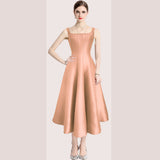 French Hepburnian Niche Temperament Retro Sling With Large Hem Pendulum Sling Dress Fluffy Dress Dress 68HZ