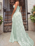 New Spice Girls Dress Sexy Lace Perspective Suspension Dress Solid Pure Desired Dresses High-End Evening Dress 68HZ