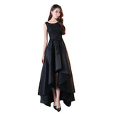 Evening Dress Woman 2025 New Simple Generous Temperament Black Long Banquet Dignified Host Dress 68HZ
