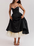 French Pastoral Sling Skirt 2025 New Fashion Flowers High Waist Slim Slim Sexy Poneng Dress Woman 68HZ