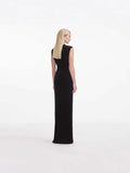 Sleeveless Temperament Sleeveless Sex Hollow Banquet Bag Ass Evening Dress Tight Bridesmaid Dress 68HZ