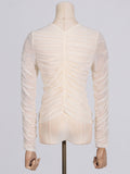 French Name Wind 2025 Spring New Fashion Fold Three-Dimensional Flower Top + Left Hip Skirt Suit Woman 68HZ