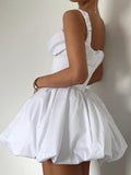 Summer Women's New Unique Beautiful Dress Women's Short Skirt Summer High-End Sling Skirt To Receive Ponbilling Skirt 68HZ