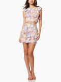 Temperament Design Embroidery Hook Two Sets 2025 New Sleeveless Short Top + Left Hip Skirt Set 68HZ
