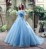 Cinderella At Fugitive Series Dress 2025 Summer Blue Simple Photo Photography Art Examination Performance Color Yarn 68HZ