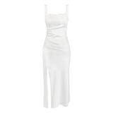 White Hanging Dress Girl With Dresses French Gentle Flavender Dresses 68HZ