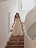 Evening Dress 2024 New Extreme Day Meteor Fine Shiny Piece Hanging Dress Birthday Ceremony Fairy Dress 68HZ