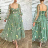 Breast-Wearing Women Green High-End Adult Birthday Host Sexy Family Bridesmaids 68HZ