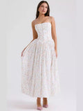 High-End Women's Summer New Sexy Hollow Poneng Sling Dress French Temperamental Skirt Dress 68HZ